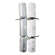 Silver Christmas Crackers 12 Pack Perfect Christmas